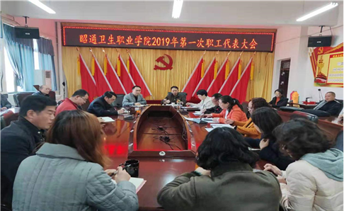 昭通卫生职业学院召开2019年第一次职代会