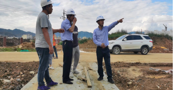 学院领导深入项目施工现场检查疫情防控  和安全生产工作